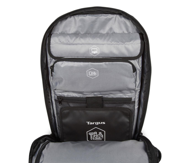 TARGUS Work + Play Fitness 15.6'' Laptop BackPack - Szary TSB94404EU - 390361 - zdjęcie 9